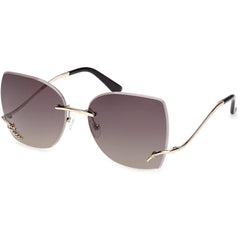 Guess Women's Sunglasses - Gold Metal Butterfly Shape Full Rim Frame | GU00269 6032F
