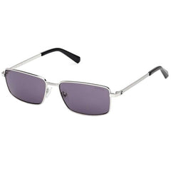 Guess Men's Sunglasses - Shiny Light Nickeltin Metal Rectangular Frame | GU00273 5610Y