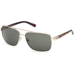 Harley Davidson Men's Sunglasses - Gold Metal Navigator Full Rim Frame | HD00018 6132N