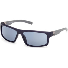Harley Davidson Men's Sunglasses - Matte Blue Plastic Rectangular | HD00023 6291V