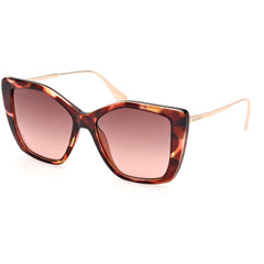 Max & Co. Women's Sunglasses - Coloured Havana Plastic Butterfly Frame | MO0065 5455F