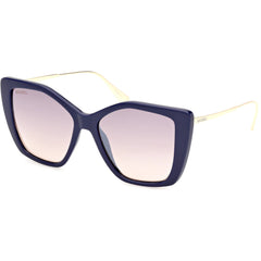 Max & Co. Women's Sunglasses - Shiny Blue Plastic Butterfly Shape Frame | MO0065 5490F