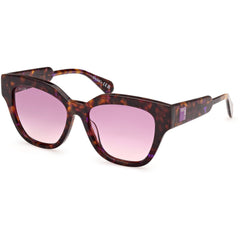 Max & Co. Women's Sunglasses - Coloured Havana Plastic Cat Eye Full Rim | MO0106 5455Z