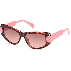 Max & Co. Women's Sunglasses - Coloured Havana Cat Eye Full Rim Frame | MO0107 5355B
