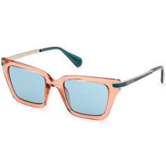 Max & Co. Women's Sunglasses - Shiny Light Brown Cat Eye Full Rim Frame | MO0110 5045N