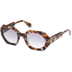 Max & Co. Women's Sunglasses - Coloured Havana Acetate Geometric Frame | MO0115 5155B