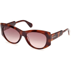 Max & Co. Women's Sunglasses - Dark Havana Acetate Cat Eye Shape Frame | MO0116 5652F