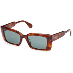 Max & Co. Women's Sunglasses - Blonde Havana Acetate Butterfly Full Rim | MO0117 5253N