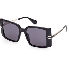 Max & Co. Women's Sunglasses - Shiny Black Injected Plastic Butterfly | MO0120 5301A