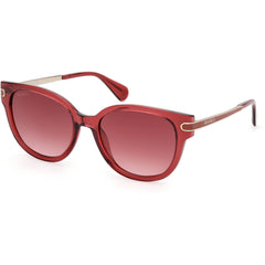 Max & Co. Women's Sunglasses - Shiny Bordeaux Injected Plastic Oval | MO0121 5569T