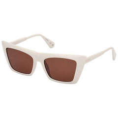 Max & Co. Women's Sunglasses - Ivory Plastic Cat Eye Full Rim Frame | MO0122 5425E
