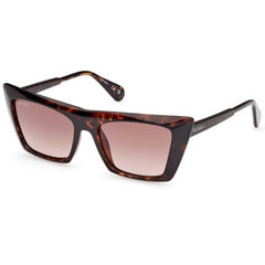 Max & Co. Women's Sunglasses - Dark Havana Plastic Cat Eye Shape Frame | MO0122 5452F
