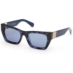 Max & Co. Women's Sunglasses - Coloured Havana Plastic Cat Eye Full Rim | MO0124 5055V