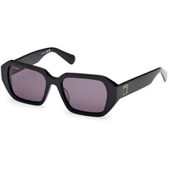 Max & Co. Women's Sunglasses - Shiny Black Plastic Rectangular Full Rim | MO0126 5301A