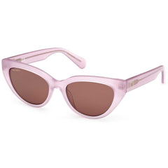 Max & Co. Women's Sunglasses - Shiny Pink Plastic Cat Eye Shape Frame | MO0127 5172E