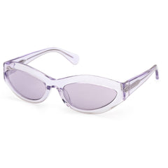 Max & Co. Women's Sunglasses - Shiny Lilac Plastic Cat Eye Full Rim | MO0136 5978Y