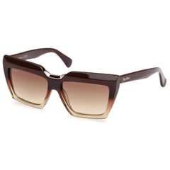Max Mara Women's Sunglasses - Dark Brown/Other Acetate Cat Eye Frame | MM0137 5650F