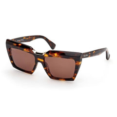 Max Mara Women's Sunglasses - Dark Havana Acetate Cat Eye Full Rim | MM0137 5652E