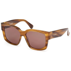 Max Mara Women's Sunglasses - Dark Brown/Other Acetate Square Frame | MM0145 5450E
