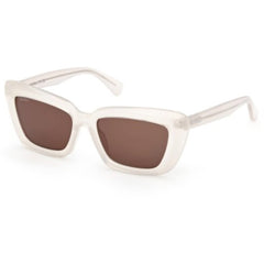 Max Mara Women's Sunglasses - Ivory Acetate Cat Eye Full Rim Frame | MM0171 5425E