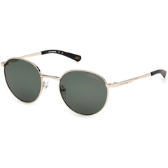 Skechers Men's Sunglasses - Gold Metal Round Shape Full Rim Frame | SE00057 5032R