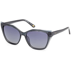 Skechers Women's Sunglasses - Blue/Other Injected Plastic Square Frame | SE00154 5592D