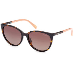 Skechers Women's Sunglasses - Dark Havana Injected Plastic Panthos | SE6169 5652H
