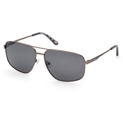 Skechers Men's Sunglasses - Shiny Gunmetal Metal Pilot Full Rim Frame | SE6271 6108D