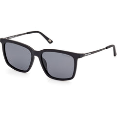 Skechers Men's Sunglasses - Matte Black Injected Plastic Square Frame | SE6282 5302D