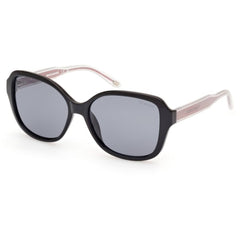 Skechers Women's Sunglasses - Shiny Black Butterfly Full Rim Frame | SE6359 5701D