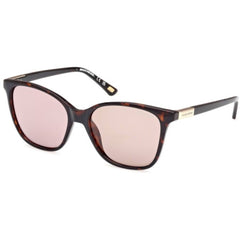 Skechers Women's Sunglasses - Dark Havana Injected Plastic Square Frame | SE6361 5652H