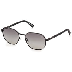 Timberland Men's Sunglasses - Matte Black Metal Geometric Full Rim | TB00018 5302D