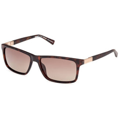 Timberland Men's Sunglasses - Dark Havana Rectangular Full Rim Frame | TB00019 5852H