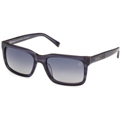 Timberland Men's Sunglasses - Shiny Blue Acetate Rectangular Frame | TB00021 5790D