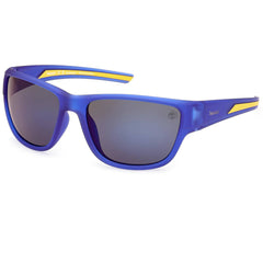 Timberland Men's Sunglasses - Matte Blue Injected Plastic Square Frame | TB00023 6091D