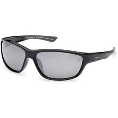 Timberland Men's Sunglasses - Shiny Black Rectangular Full Rim Frame | TB00024 6401D