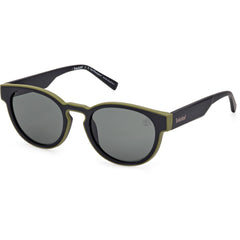 Timberland Men's Sunglasses - Matte Black Injected Plastic Round Frame | TB00026 5202R