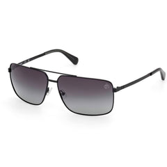 Timberland Men's Sunglasses - Matte Black Metal Pilot Full Rim Frame | TB00030 6602D