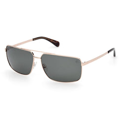 Timberland Men's Sunglasses - Gold Metal Pilot Shape Full Rim Frame | TB00030 6632R