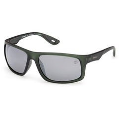 Timberland Men's Sunglasses - Matte Dark Green Acetate Full Rim Frame | TB00034 6297D