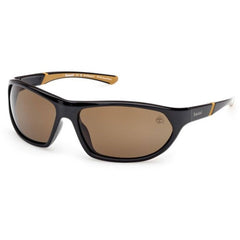 Timberland Men's Sunglasses - Shiny Black Rectangular Full Rim Frame | TB00035 6701H