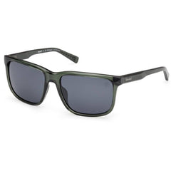 Timberland Men's Sunglasses - Shiny Dark Green Square Full Rim Frame | TB00037 5996D