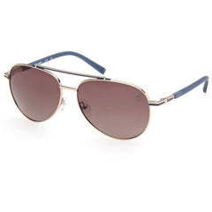 Timberland Men's Sunglasses - Gold Metal Aviator Shape Full Rim Frame | TB00039 6032H