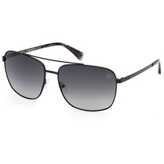 Timberland Men's Sunglasses - Shiny Black Metal Navigator Full Rim | TB00044 6501D