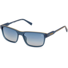 Timberland Men's Sunglasses - Matte Blue Rectangular Full Rim Frame | TB00051 5791D