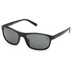 Timberland Men's Sunglasses - Shiny Black Rectangular Shape Frame | TB00057-H 5801R