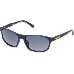 Timberland Men's Sunglasses - Matte Blue Rectangular Shape Frame | TB00057-H 5891D