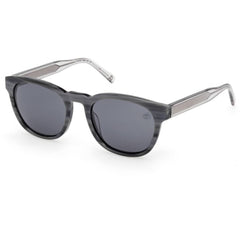 Timberland Men's Sunglasses - Shiny Blue Plastic Square Full Rim Frame | TB00060 5390D