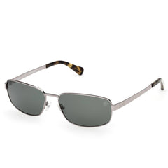 Timberland Men's Sunglasses - Shiny Gunmetal Metal Rectangular Frame | TB00066 6208R
