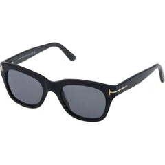 Tom Ford Men's Sunglasses - Snowdon Shiny Black Acetate Square Frame | FT0237 5001D